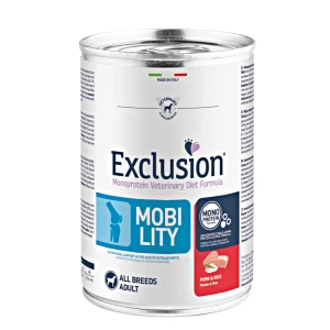 Exclusion Mobility Pork & Rice All Breed konzerv 400g